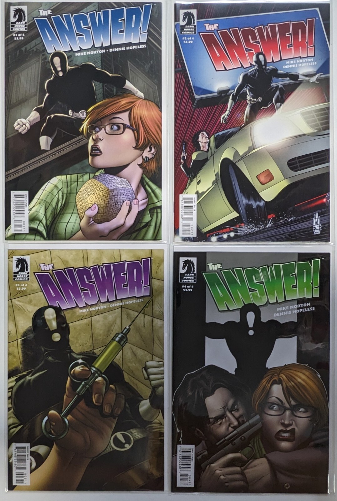 The Answer! #1,2,3,4 (2013 Complete Dark Horse Comics Set) VF