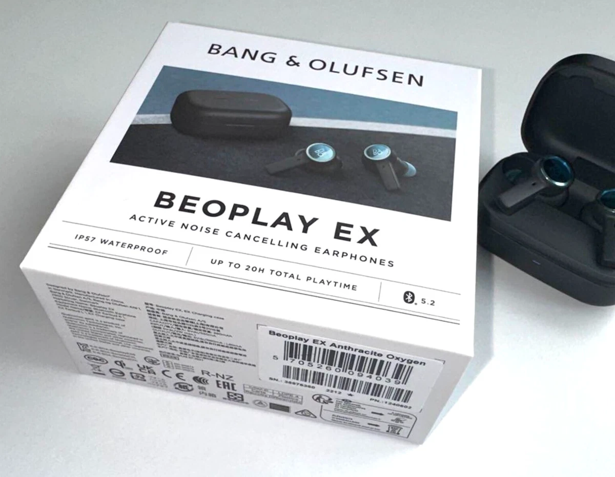 Bang & Olufsen Beoplay EX Noise-Canceling True Wireless Earbuds Blue Anthracite
