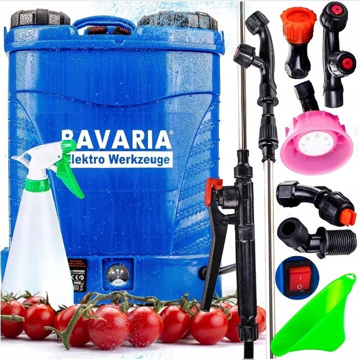 Pulvérisateur à sac à dos sur batterie 16 L Bavaria jardinage sans fil