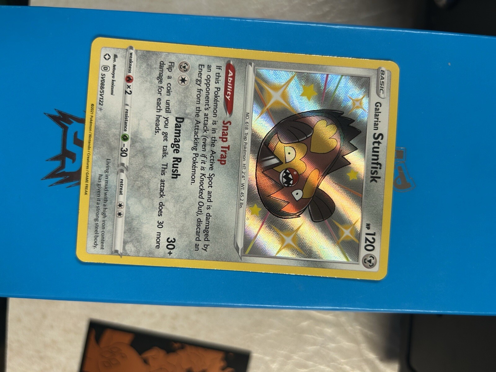 Galarian Stunfisk SV088/SV122 Shining Fates NM