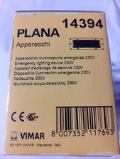 Vimar 14394 Lampada  Emergenza 230V Serie PLANA X Scatola Incasso 6 Posti