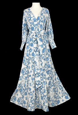 chinese dress ladies Giulia Green Smudged Graffiti Satin Maxi Dress