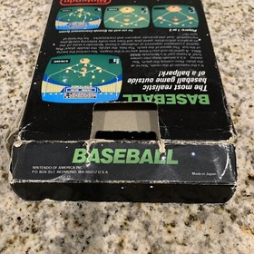 Baseball Complete in Box CIB HANGTAB (Nintendo, NES 1985) READ DESCRIPTION