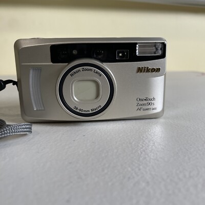 Nikon One Touch Zoom 90S 35mm Point & Shoot Film Camera - Silver