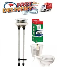 Glacier Bay Dual Flush Button Replacement Bathroom Toilet Repair Plastic Chrome