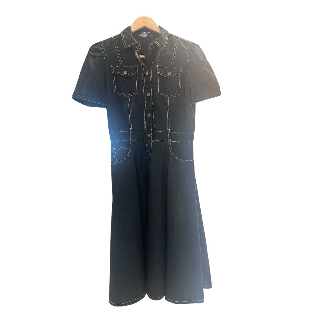 ROBE GUCCI couleur JEAN bleu foncé TAILLE 42 robe longue. Très bon état.
