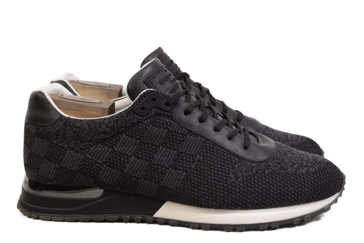 LOUIS VUITTON DAMIER RUN AWAY sneakers mesh UK11 / US12 shoes 100