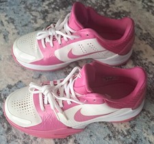 Nike Kobe 5 GS "Think Pink" White-Pinkfire SIZE 6Y  Worn Twice        