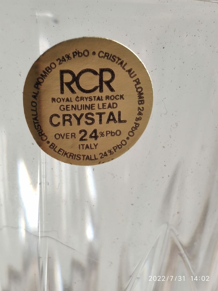 Vintage Royal Crystal Rock Lead Crystal Vase c.1980' s eBay