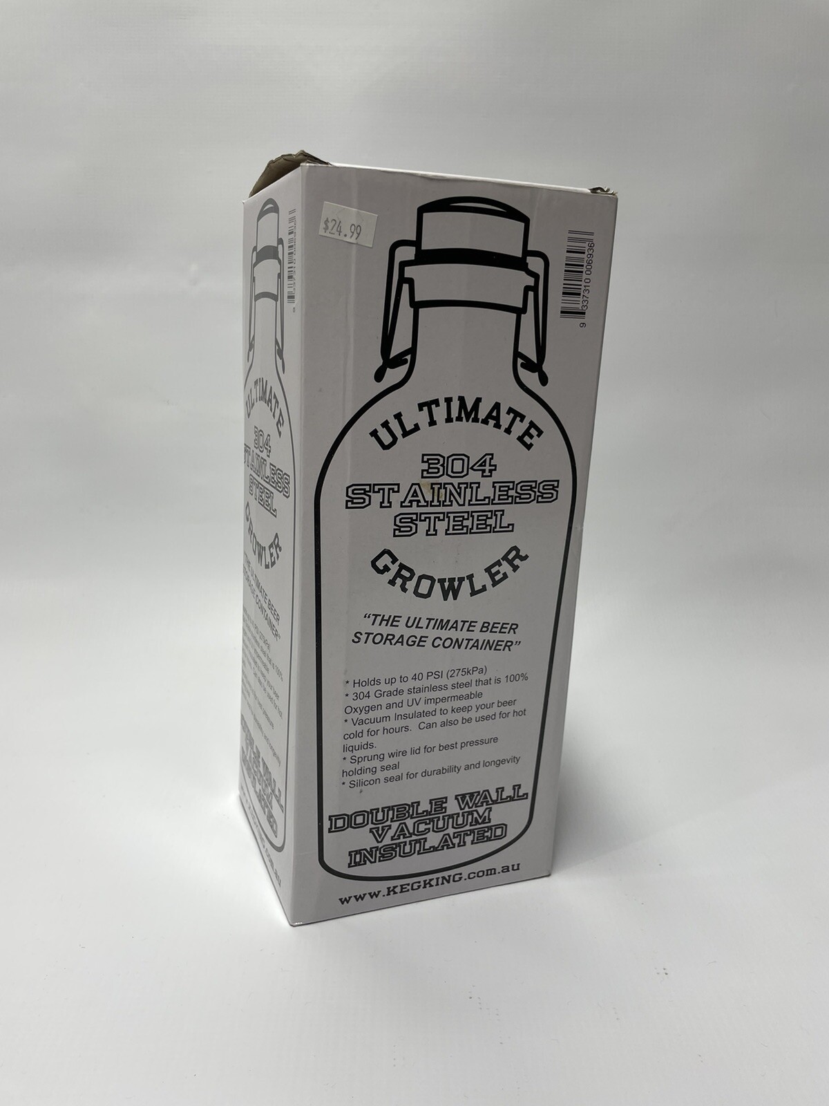 Ultimate Growler Stainless Steele beer making growler, Storage eBay