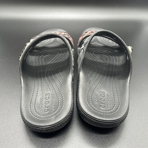 Crocs Classic Animal Remix Zebra and Leopard Print Iconic Comfort Sandals - Picture 3 of 13