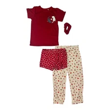 Catherine Malandrino Girl's  4-Pc Pajamas  Size  4, 5, 6, 6X  7/8, 10/12, 14/16