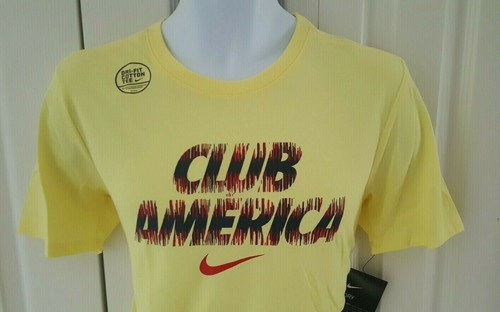 Nike Men's Club America Dri-FIT Football T-Shirt - yellow 924196-706 - Bild 4 von 7