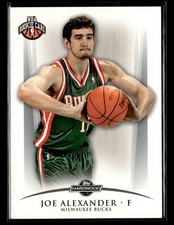 2008-09 Topps Hardwood #108b Joe Alexander Rookie #/2009 Card Milwaukee Bucks. rookie card picture