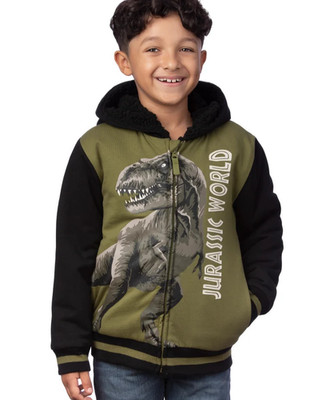 Jurassic World Dinosaur Puffer Jacket Coat Hoodie Boys Toddler 2T 3T 4T Park NWT