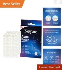 108 Nexcare Acne Patches - Hypoallergenic Blemish Solution for All Skin Types