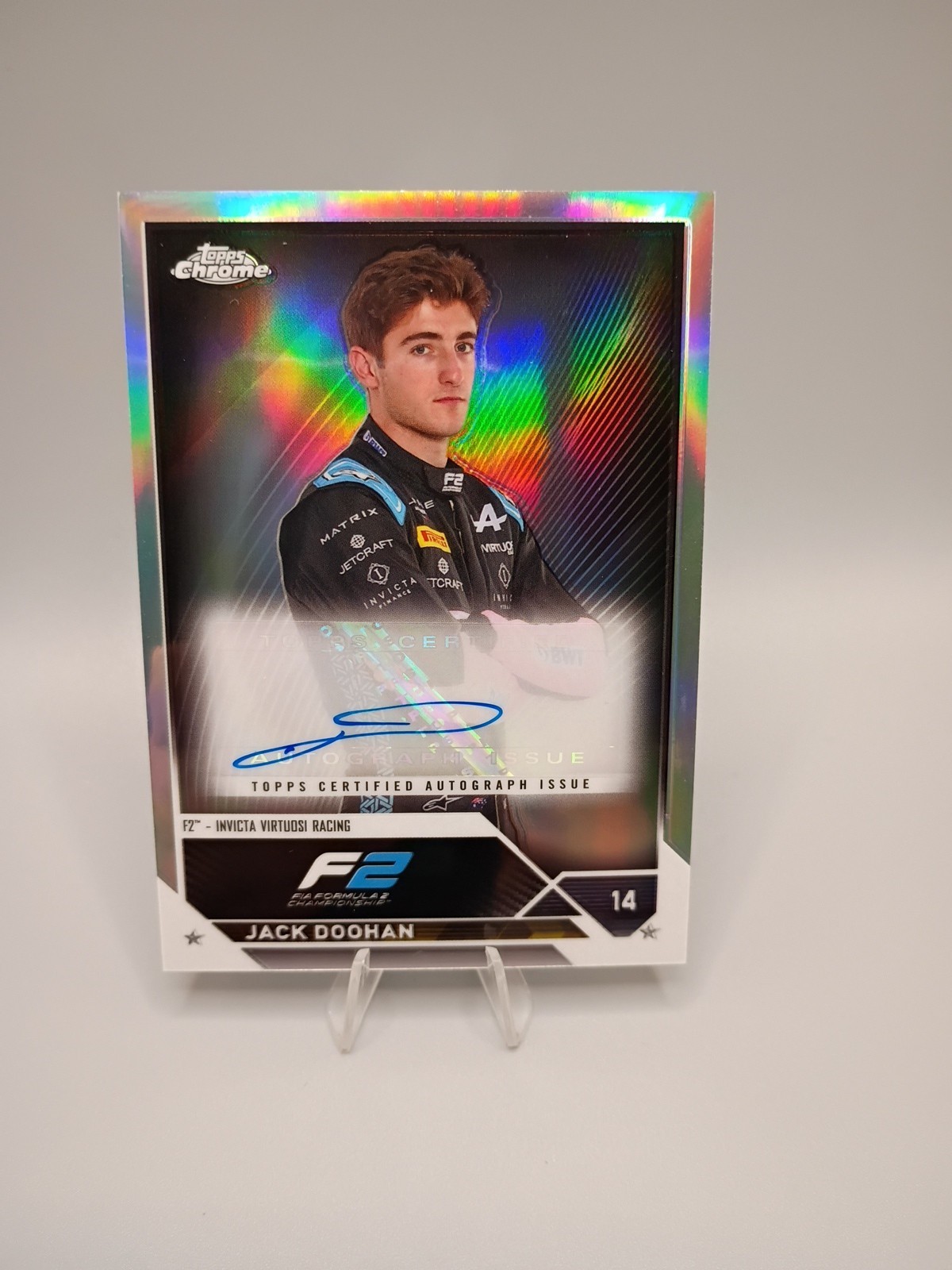 2023 Topps Chrome Formula 1 Autographs Jack Doohan #CAC-JD Signed Rookie Card