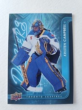 2024-25 Upper Deck PWHL Dazzlers Blue Kristen Campbell DZ-1 Toronto Sceptres...