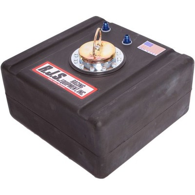 RJS Racing Equipment 11 Gal Economy Cell Blk w/Metal D-Ring Cap