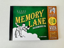 Signed Memory Lane Richmond VA Vol 3 by R.David Ross Paperback 2009