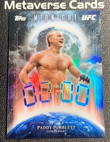 2026 Topps Midnight UFC Paddy Pimblett Zero Hour Insert Card SP