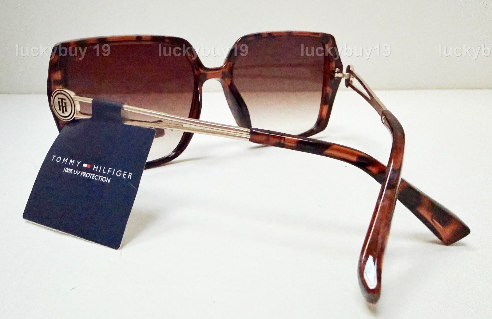 Tommy Hilfiger WM OL 655 Oversized Brown Authentic  Women Sunglasses /1496/ NEW thumbnail 6