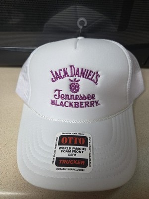 Jack Daniels Blackberry Whiskey Hat. White Color.