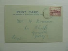 Jersey First day cover on  postcard from 1943 3d violet