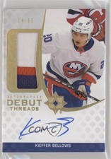 2020-21 Ultimate Collection Debut Threads 4/99 Kieffer Bellows Patch Auto um0
