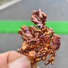 25G Rare!! iridescent Native Copper crystal mineral specimen