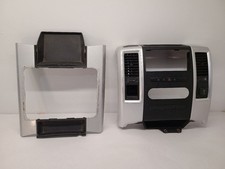 2009 Dodge Ram 1500 Front Dashboard Radio Trim Panel W Vent Silver 2 Piece