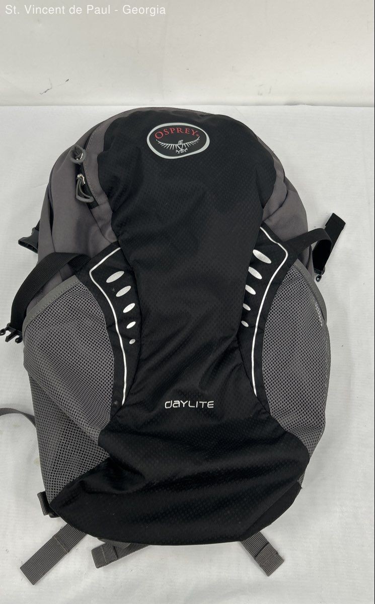 Osprey Daylite H20 Lightweight Black Gray Daypack Backpack 13L Great Condition