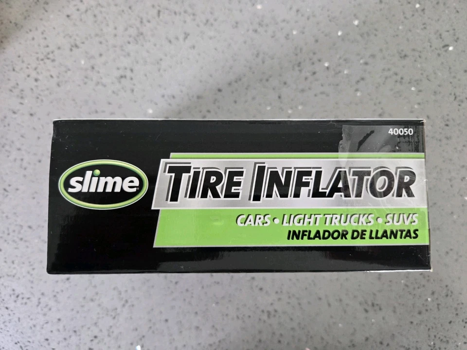 Slime 12V Portable Digital Tire Inflator/Gauge with Bright LED Light 40050 (New) - Image 2 of 4