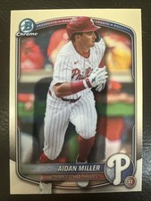 2025 Bowman Draft Prospects Chrome #BDC-180 Aidan Miller