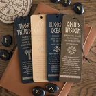 Viking Gods Inspired  - Norse God - Nordic Wooden Bookmark - Book Mark