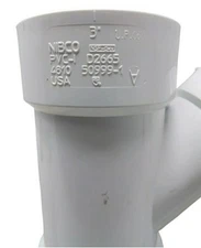 Nibco 3 in. x 3 in. x 2 in. DWV PVC Wye Reducing NEW