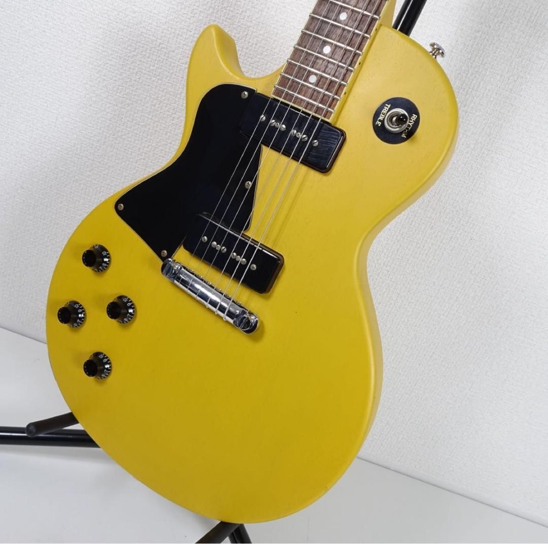 Electric Guitar Grass Roots G-LS/LH Left Handed Les Paul TV Yellow