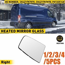 Mirror Glass Upper Passenger Side Right For Ford Transit Van 150 250 350 Bh1-5x Mirror Glass Upper Passenger Side Right For Ford Transit Van 150 250 350 Bh1-5x