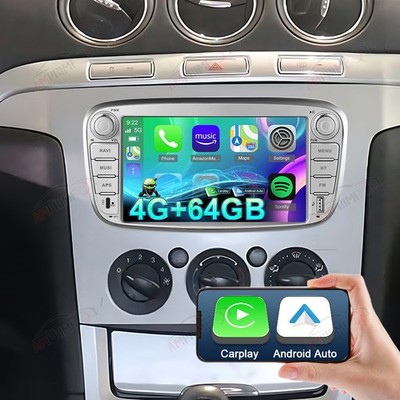 4G+64G Type-C Carplay Autoradio Für Ford Galaxy II 2006-2011 Android 15 GPS Navi