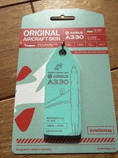Aviationtag - Windrose - Airbus A330 - UR-WRQ - Grün 0958