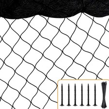 Bird Netting for Chicken Coop, 25'x50' with 2.4" Square Mesh Poultry Netting ...