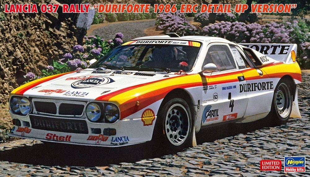 Hasegawa 20775 1:24th Lancia 037 Rally Duriforte 1986 ERC Detail Up Version