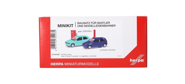 Herpa Minikit 012140-007 - 1/87 Volkswagen (VW) Polo 2-Door, 2 Set