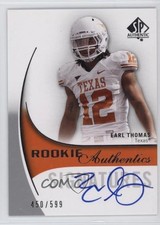 2010 SP Authentic Rookie Authentics Signatures 450/599 Earl Thomas III Auto 0br2