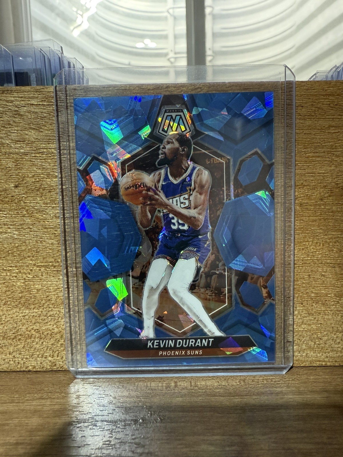 2023-24 Panini Mosaic - Kevin Durant #180 Ice Mosaic Prizm 52/125