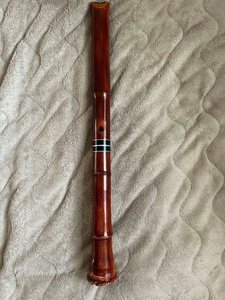 Flauta Tradicional Japonesa Shakuhachi Hecha Música del Mundo Japón NUEVA Foto 3 de 4
