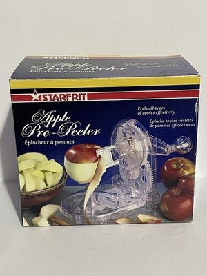 Starfrit Apple Pro-Peeler Hand-Crank + Corer & Slicer COMPLETE in Original Box