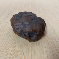 Handmade Ceramic ROCK RATTLE Stone Shaped With Indentions For Fingers