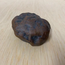 Handmade Ceramic ROCK RATTLE Stone Shaped With Indentions For Fingers