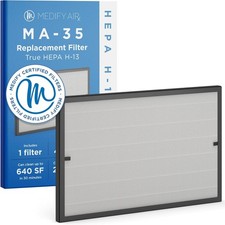 Ma-35 Air Purifier Genuine Replacement Filter H13 Hepa Black -1 Pack Ma-35 Air Purifier Genuine Replacement Filter H13 Hepa Black -1 Pack